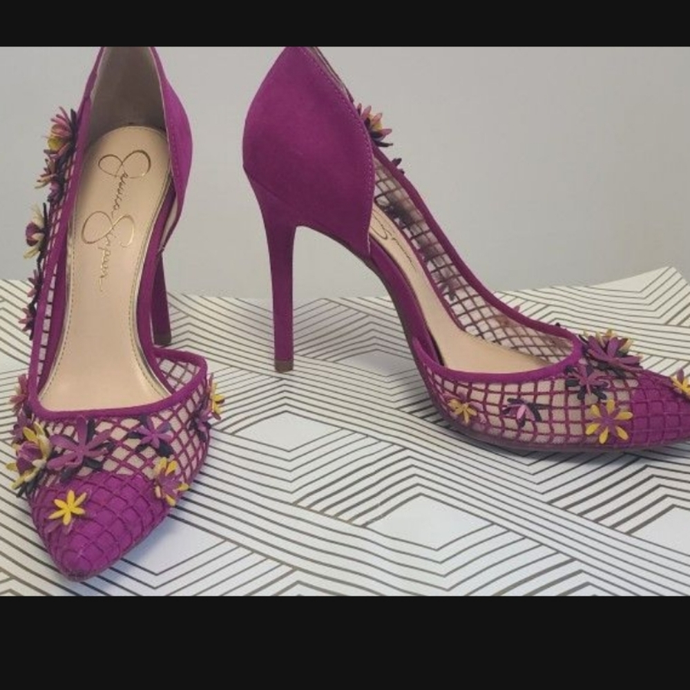 Floral stilettos